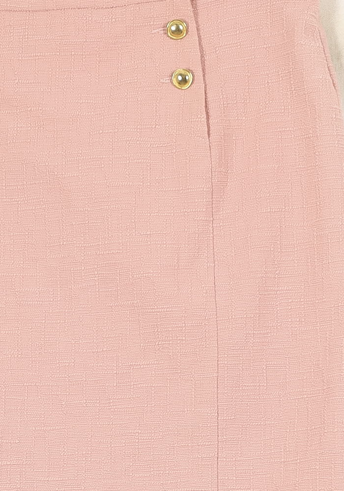 Jupe Droite Rose - Taille S/36 de la marque Ines de la Fressange Paris | PARAD69029 - Vendu par Paradigme - Image 3