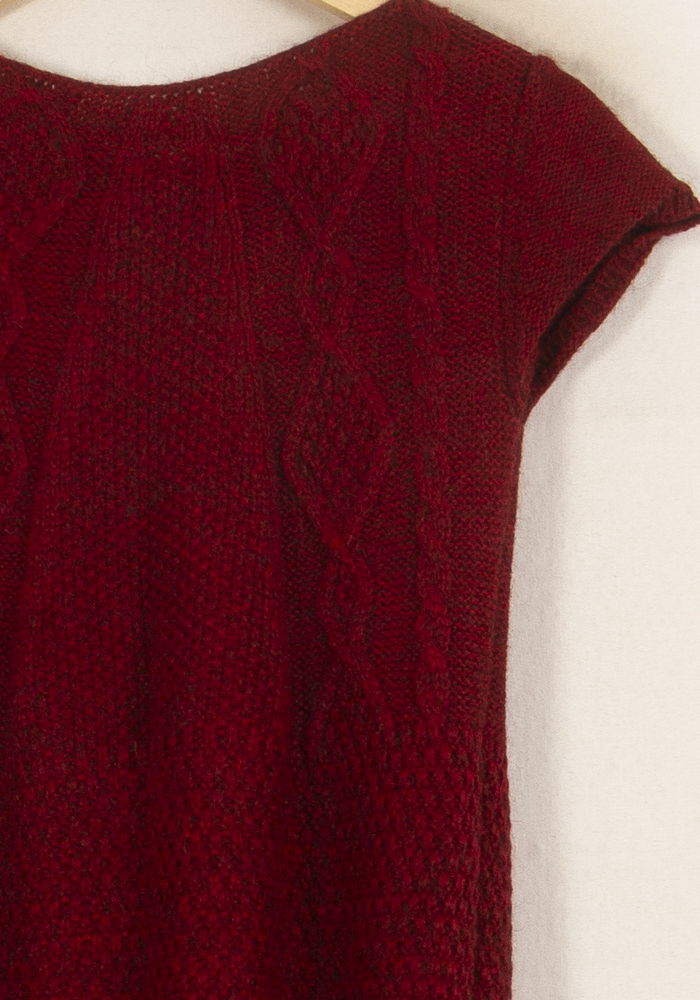 Robe Pull Bordeaux - Taille M/38 de la marque Maison 123 | PARAD45024 - Vendu par Paradigme - Image 3