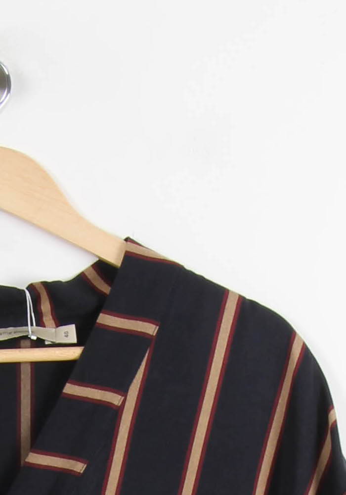 Robe Bleu et Beige - Taille L/40 de la marque La Fée Maraboutée | PARAD65088 - Vendu par Paradigme - Image 3