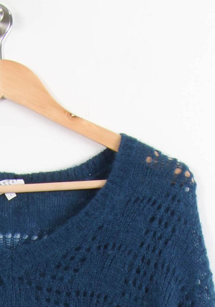 Pull Bleu - Taille S/36 de la marque Claudie Pierlot | PARAD39604 - Vendu par Paradigme - Image 3