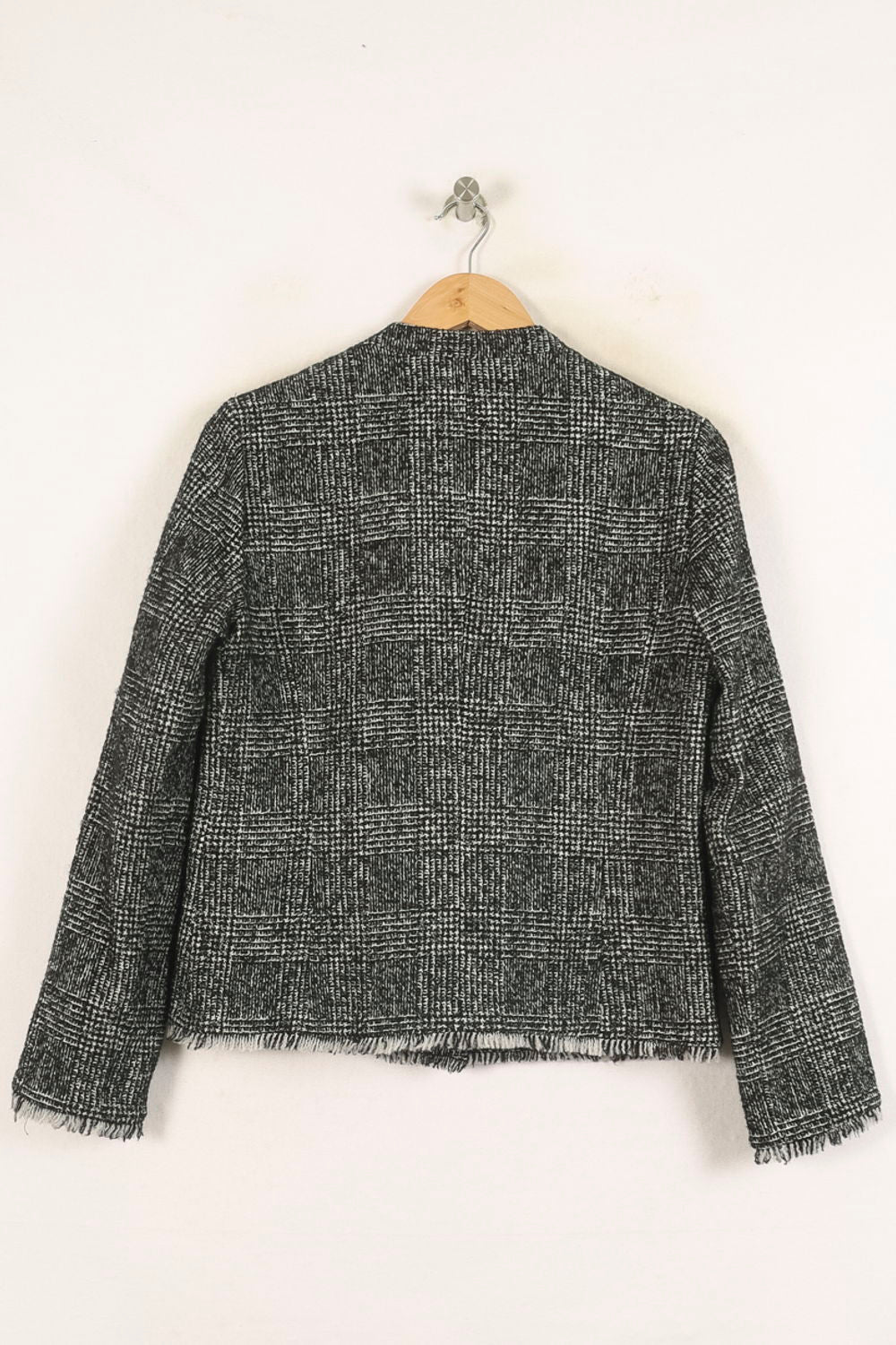 Veste Noire et Blanche - Taille L/40 de la marque Caroll | PARAD56273 - Vendu par Paradigme - Image 4