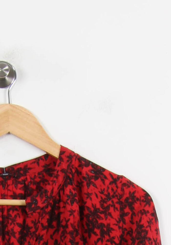 Robe Courte Rouge et Noire - Taille XS/34 de la marque IKKS | PARAD67878 - Vendu par Paradigme - Image 3