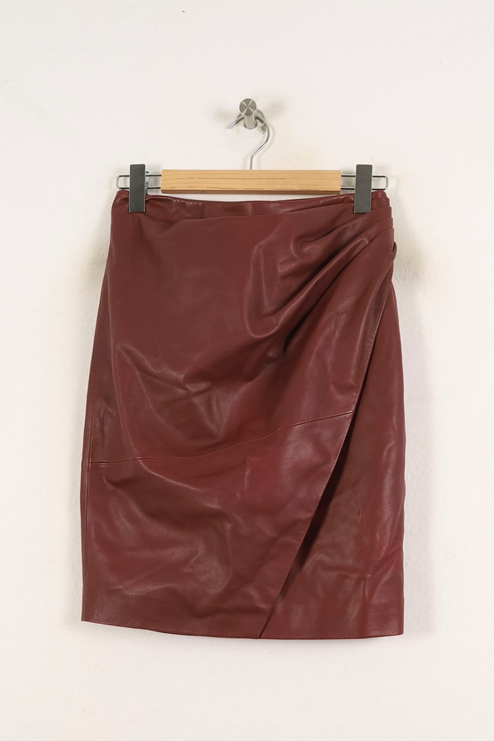 Jupe Portefeuille Bordeaux - Taille L/40 de la marque Bérénice | PARAD72687 - Vendu par Paradigme - Image 2