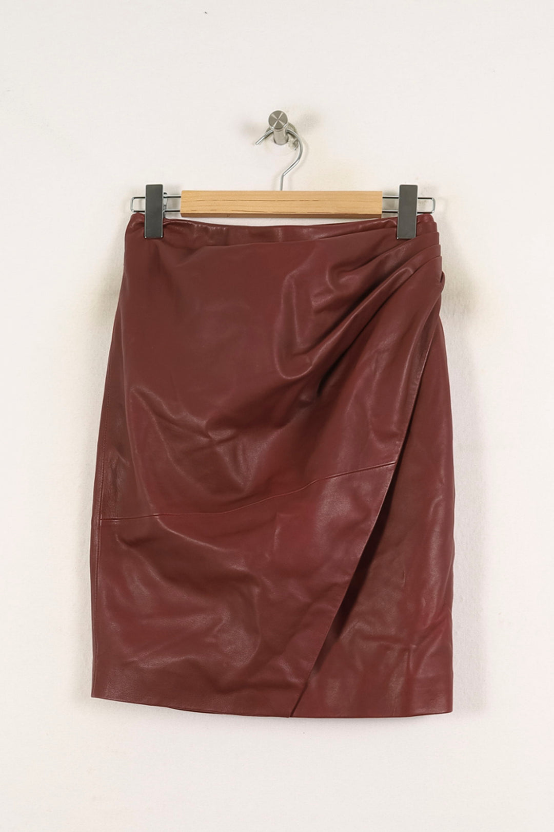 Jupe Portefeuille Bordeaux - Taille L/40 de la marque Bérénice | PARAD72687 - Vendu par Paradigme - Image 2