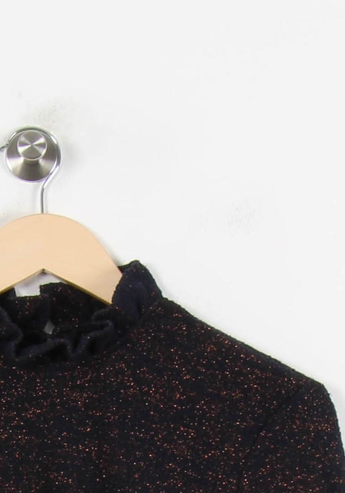 Pull Noir et Or - Taille S/36 de la marque Des petits hauts | PARAD69509 - Vendu par Paradigme - Image 3