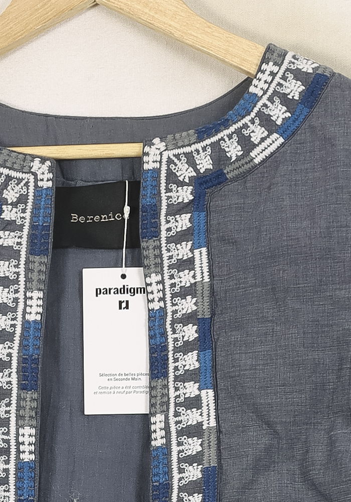 Veste Bleue - Taille S/36 de la marque Bérénice | PARAD67567 - Vendu par Paradigme - Image 3