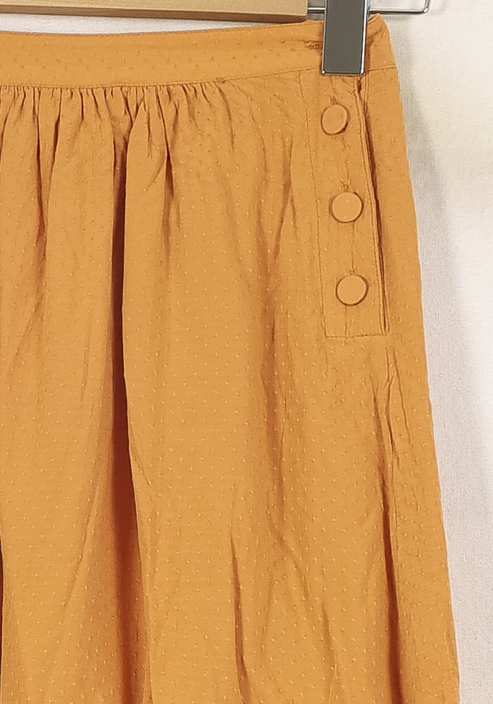 Jupe Courte Orange - Taille XS/34 de la marque Des petits hauts | PARAD66791 - Vendu par Paradigme - Image 3