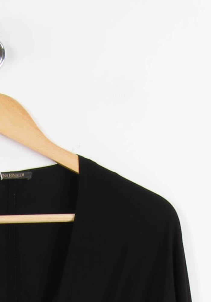 Robe Longue Noire - Taille M/38 de la marque Marina Rinaldi | PARAD66603 - Vendu par Paradigme - Image 3