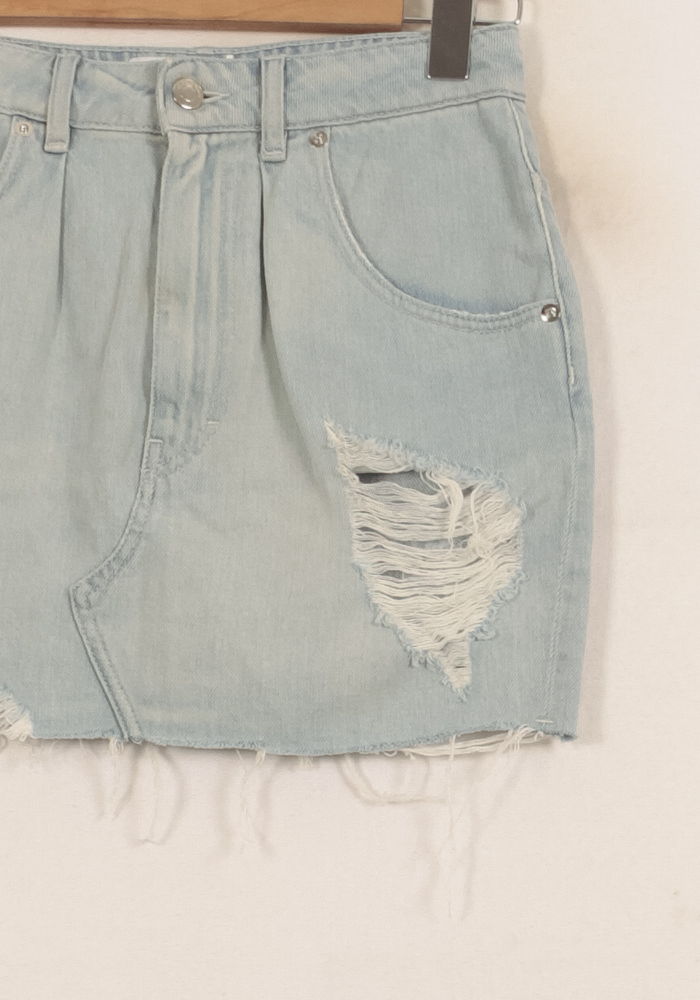 Jupe en Jean Bleue - Taille S/36 de la marque IRO | PARAD63986 - Vendu par Paradigme - Image 3