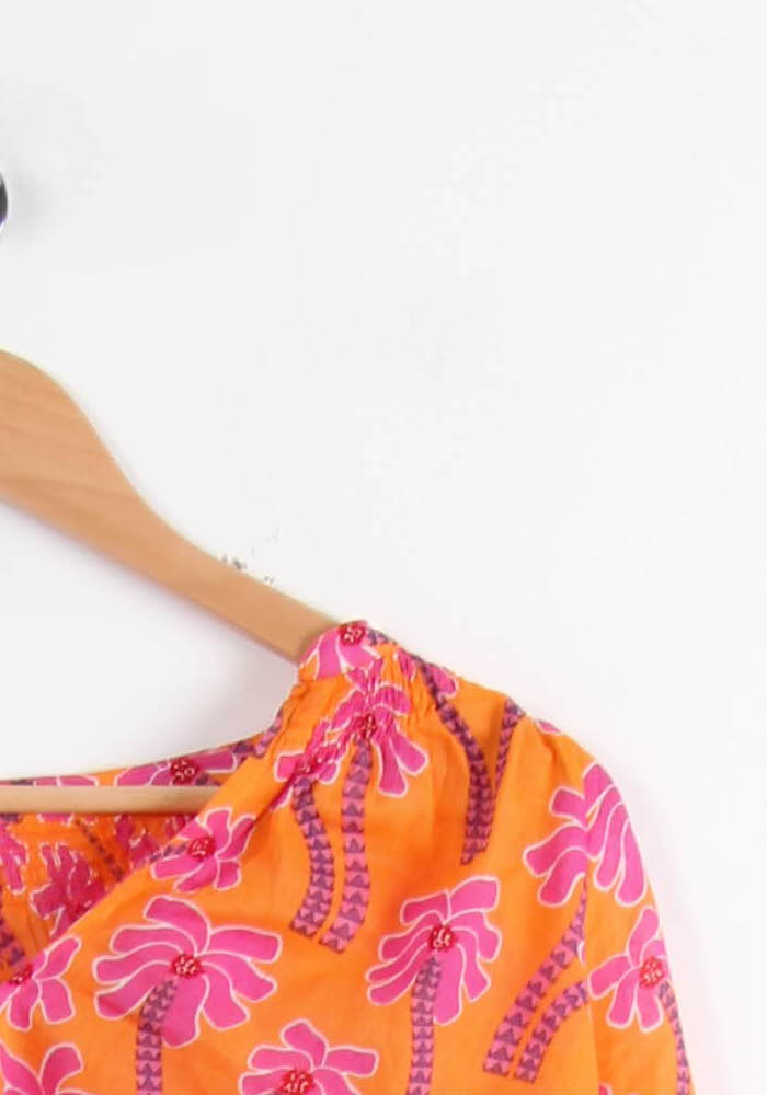Blouse Orange et Rose - Taille S/36 de la marque Des petits hauts | PARAD66578 - Vendu par Paradigme - Image 3