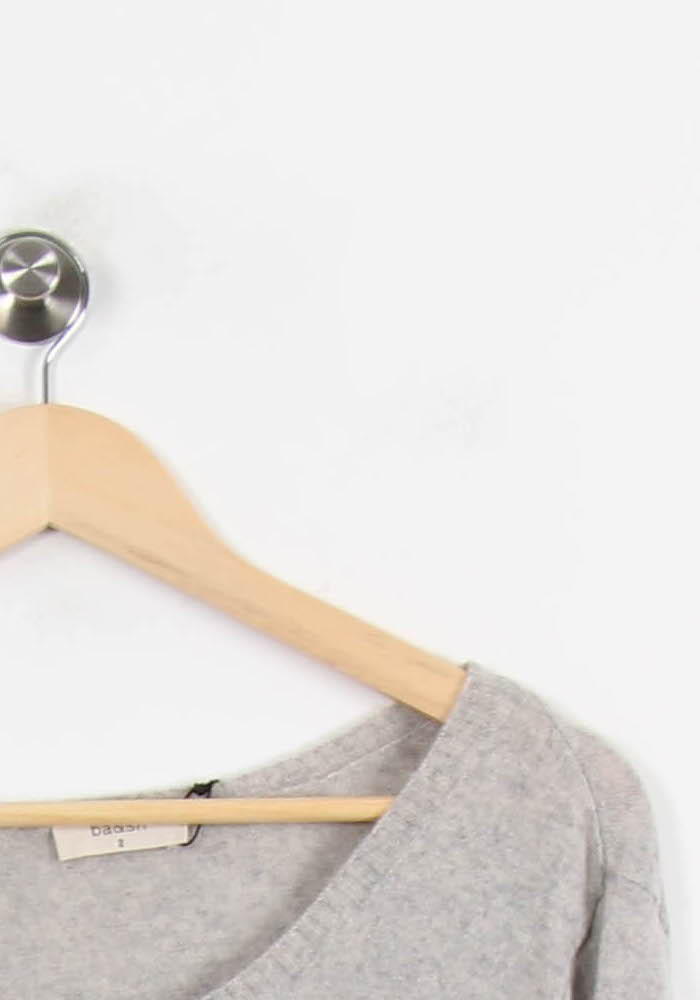 Pull Gris - Taille M/38 de la marque ba&sh | PARAD34108 - Vendu par Paradigme - Image 3