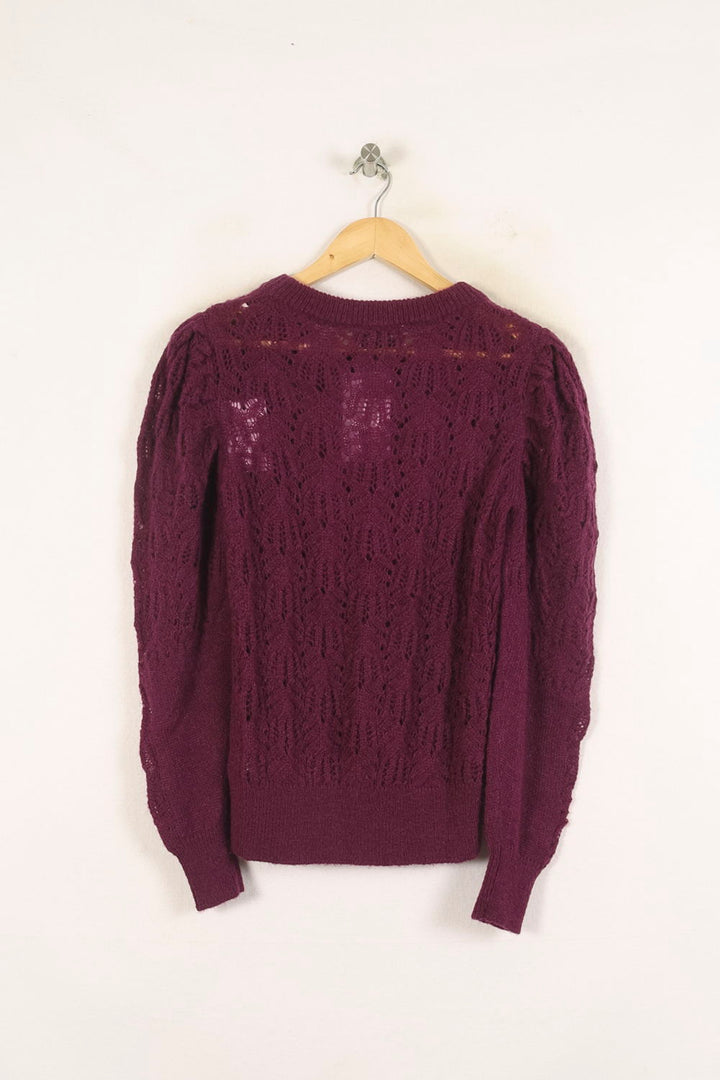 Pull Violet - Taille S/36 de la marque Bérénice | PARAD73254 - Vendu par Paradigme - Image 4