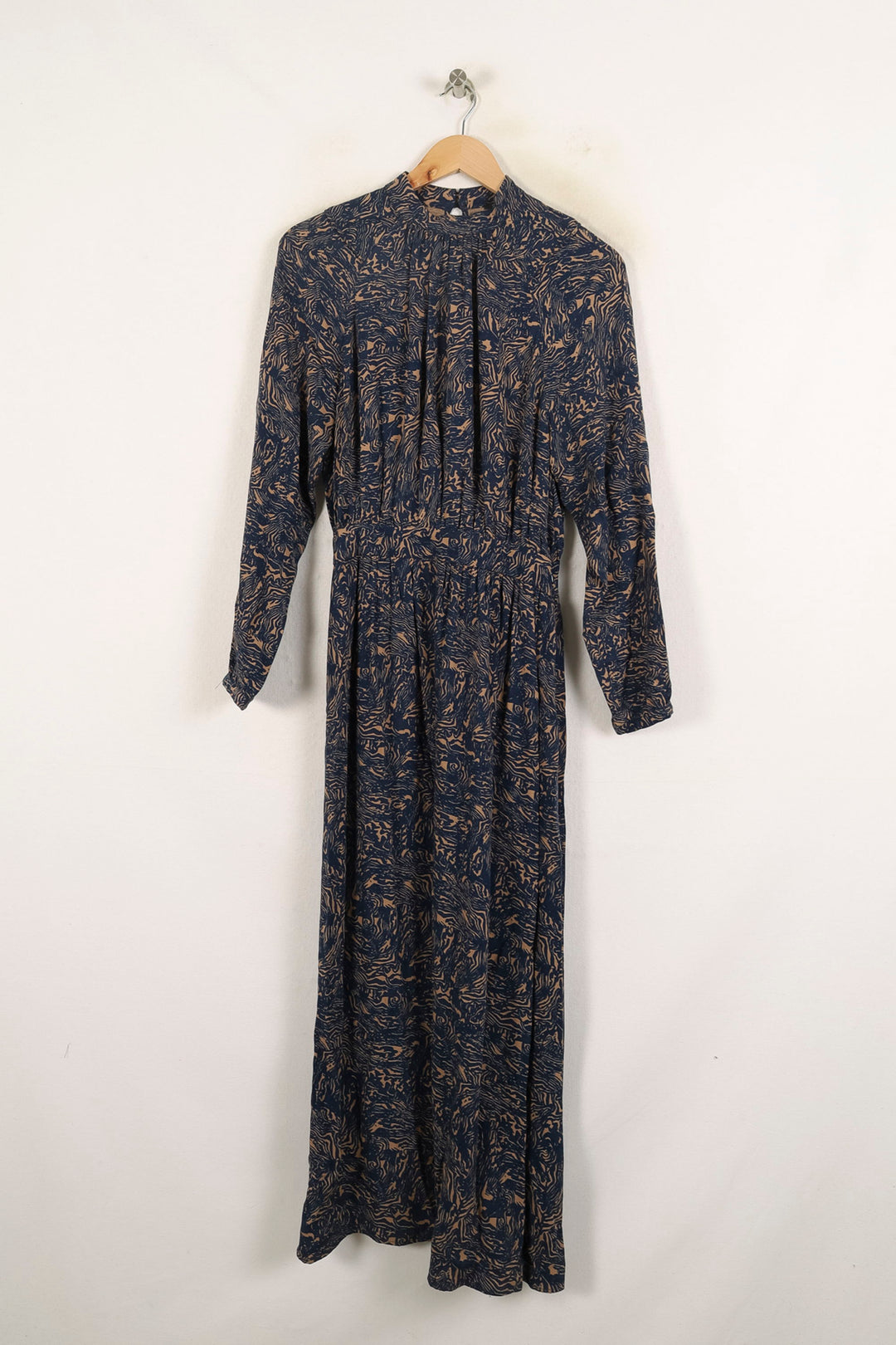 Robe Longue Bleu Marine et Beige - Taille XS/34 de la marque IKKS | PARAD73181 - Vendu par Paradigme - Image 2