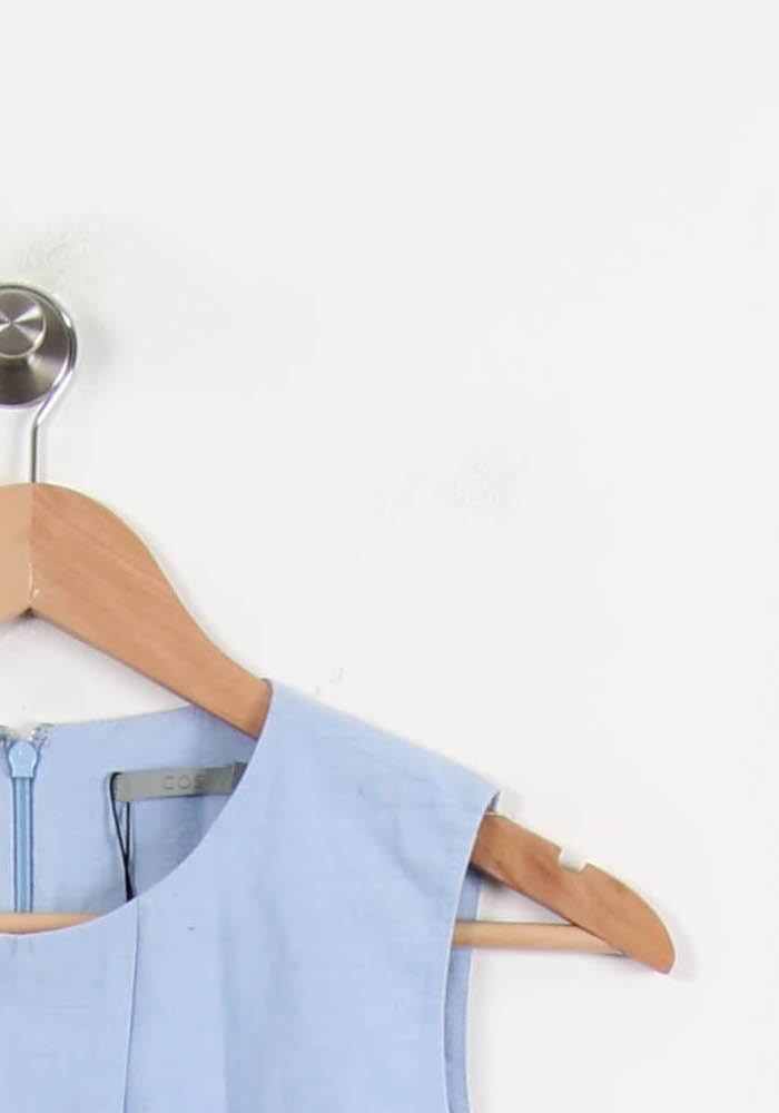 Blouse Sans Manches Bleue - Taille S/36 de la marque COS | PARAD55265 - Vendu par Paradigme - Image 3