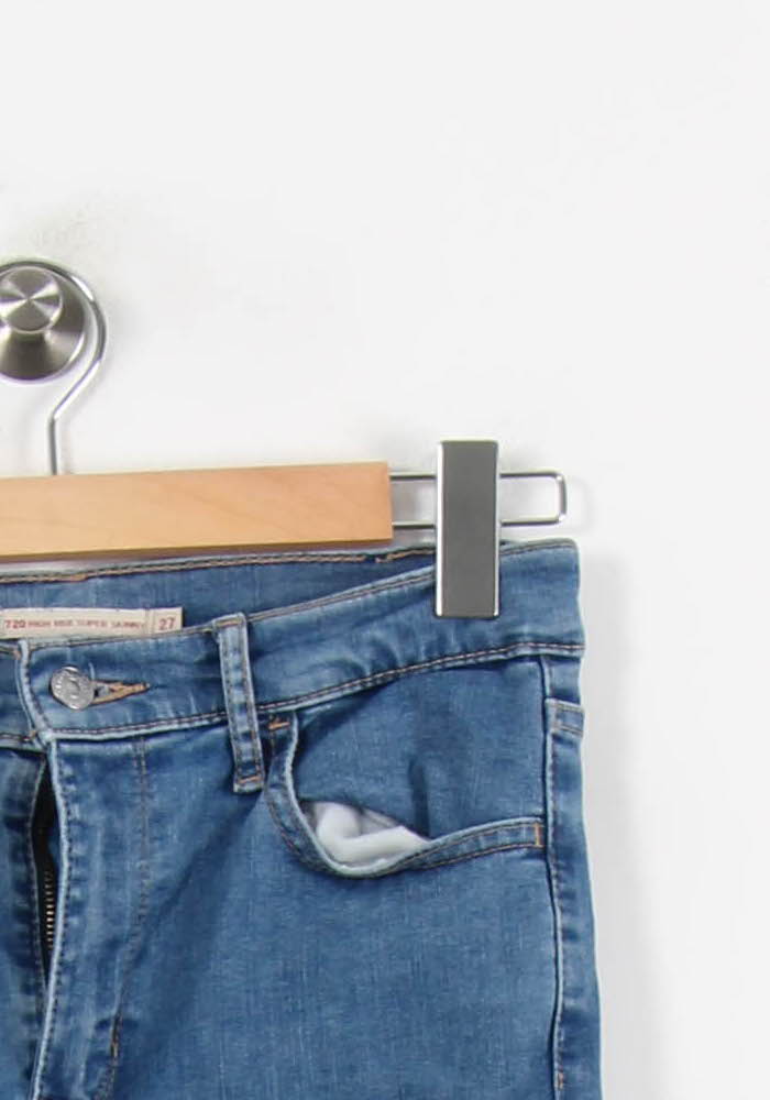Jean Skinny Bleu - Taille M/38 de la marque Levi's | PARAD51319 - Vendu par Paradigme - Image 3
