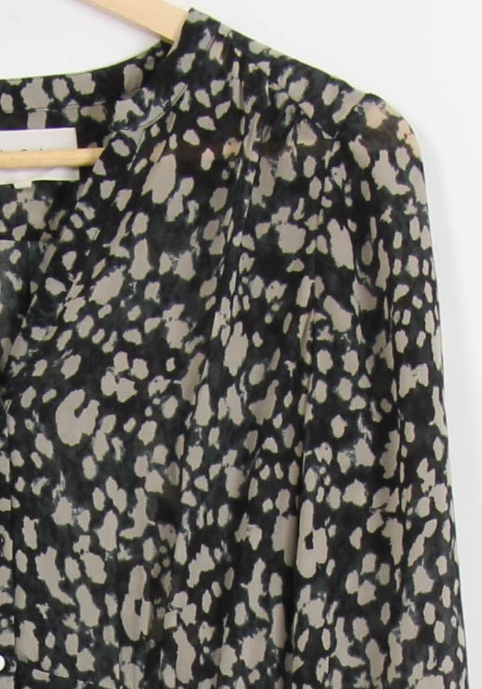 Robe Longue Noire et Beige - Taille XS/34 de la marque ba&sh | PARAD53064 - Vendu par Paradigme - Image 3