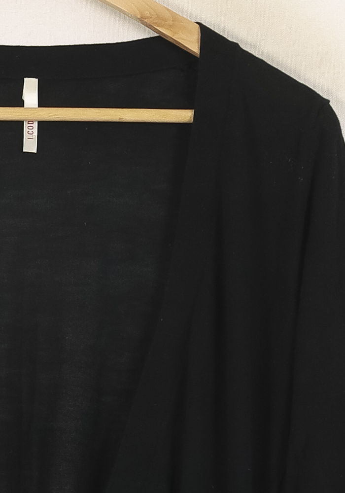 Cardigan Noir - Taille XS/34 de la marque I.Code | PARAD69347 - Vendu par Paradigme - Image 3