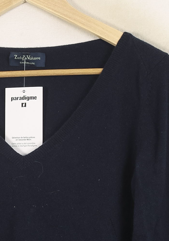 Pull Bleu - Taille S/36 de la marque Zadig&Voltaire | PARAD69113 - Vendu par Paradigme - Image 3