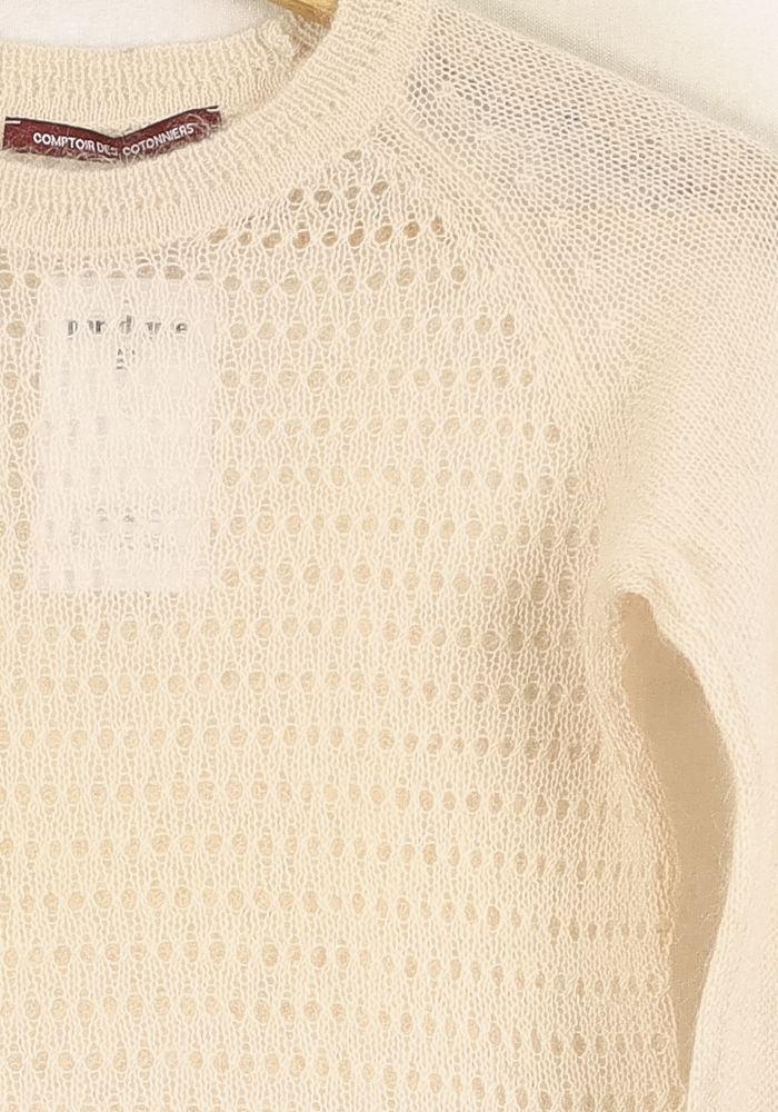 Pull Écru - Taille XS/34 de la marque Comptoir des Cotonniers | PARAD69287 - Vendu par Paradigme - Image 3