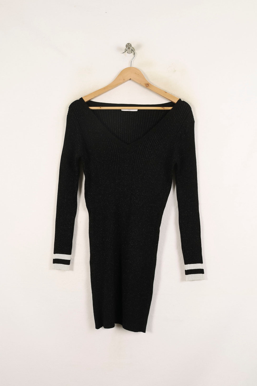 Robe Pull Noire et Blanche - Taille M/38 de la marque ZAPA | PARAD71701 - Vendu par Paradigme - Image 2
