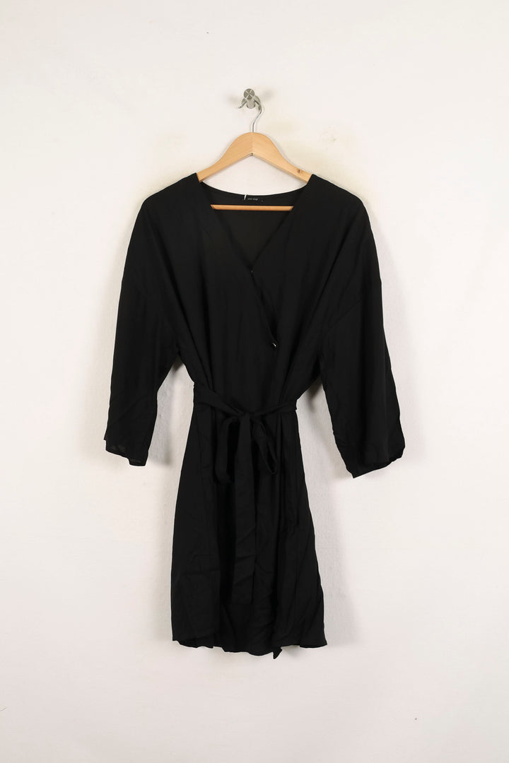 Robe Portefeuille Noire - Taille S/36 de la marque One Step | PARAD73194 - Vendu par Paradigme - Image 2