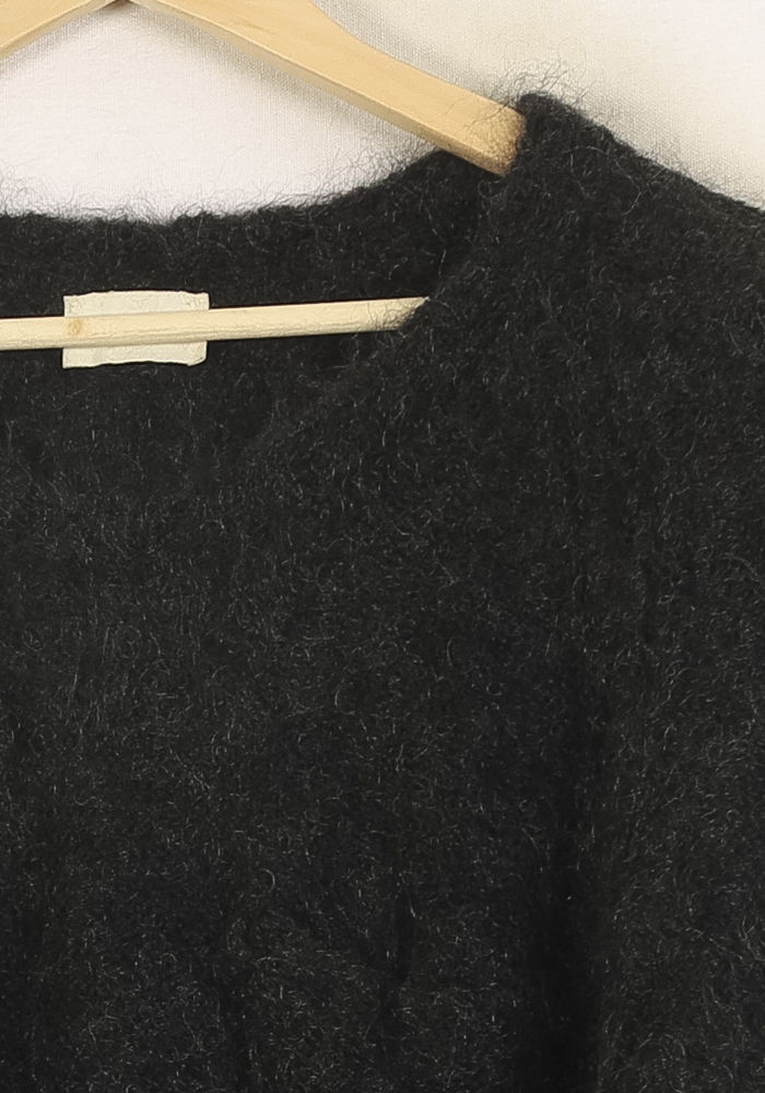 Pull Noir - Taille S/36 de la marque American Vintage | PARAD69119 - Vendu par Paradigme - Image 3