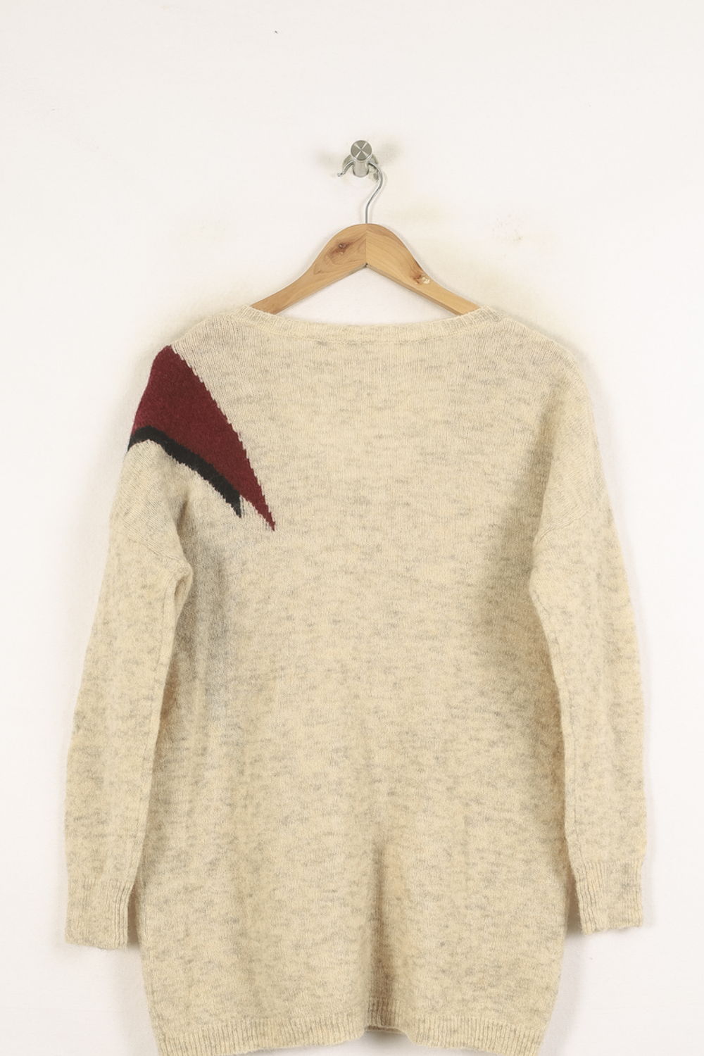Pull Beige et Bordeaux - Taille S/36 de la marque Bérénice | PARAD73250 - Vendu par Paradigme - Image 4