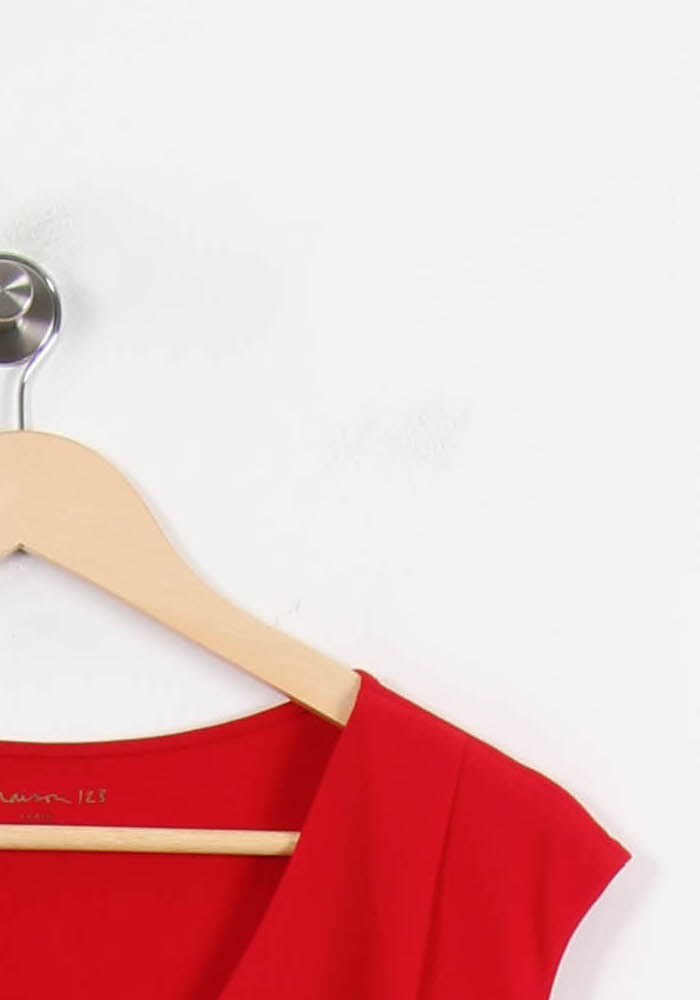 Débardeur Rouge - Taille M/38 de la marque Maison 123 | PARAD55475 - Vendu par Paradigme - Image 3