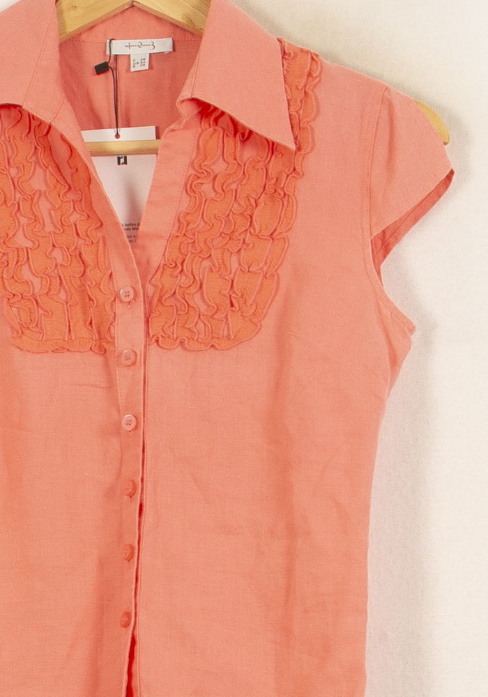 Blouse Orange - Taille S/36 de la marque Maison 123 | PARAD39872 - Vendu par Paradigme - Image 3