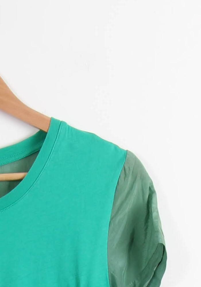 Robe T-shirt Verte - Taille S/36 de la marque Closed | PARAD65222 - Vendu par Paradigme - Image 3