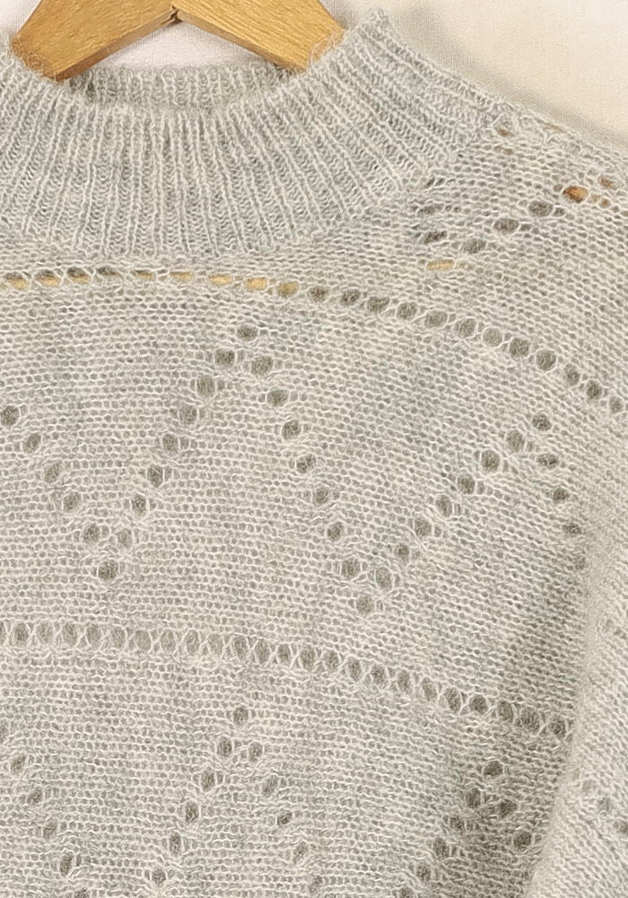 Pull Gris - Taille S/36 de la marque Louise Misha | PARAD67543 - Vendu par Paradigme - Image 3