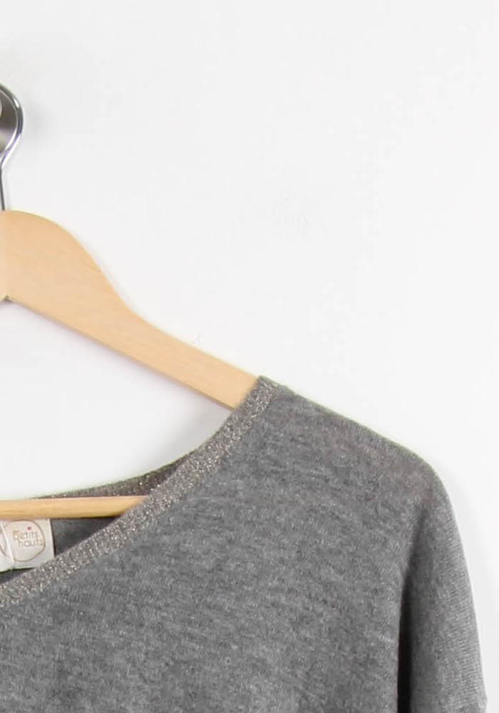 Pull Gris - Taille S/36 de la marque Des petits hauts | PARAD66509 - Vendu par Paradigme - Image 3