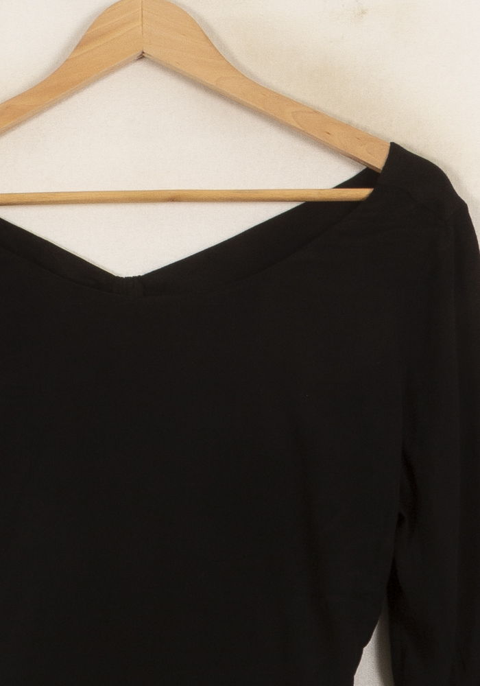 Blouse Noire - Taille S/36 de la marque Sandro | RVLI1000 - Vendu par Paradigme - Image 3
