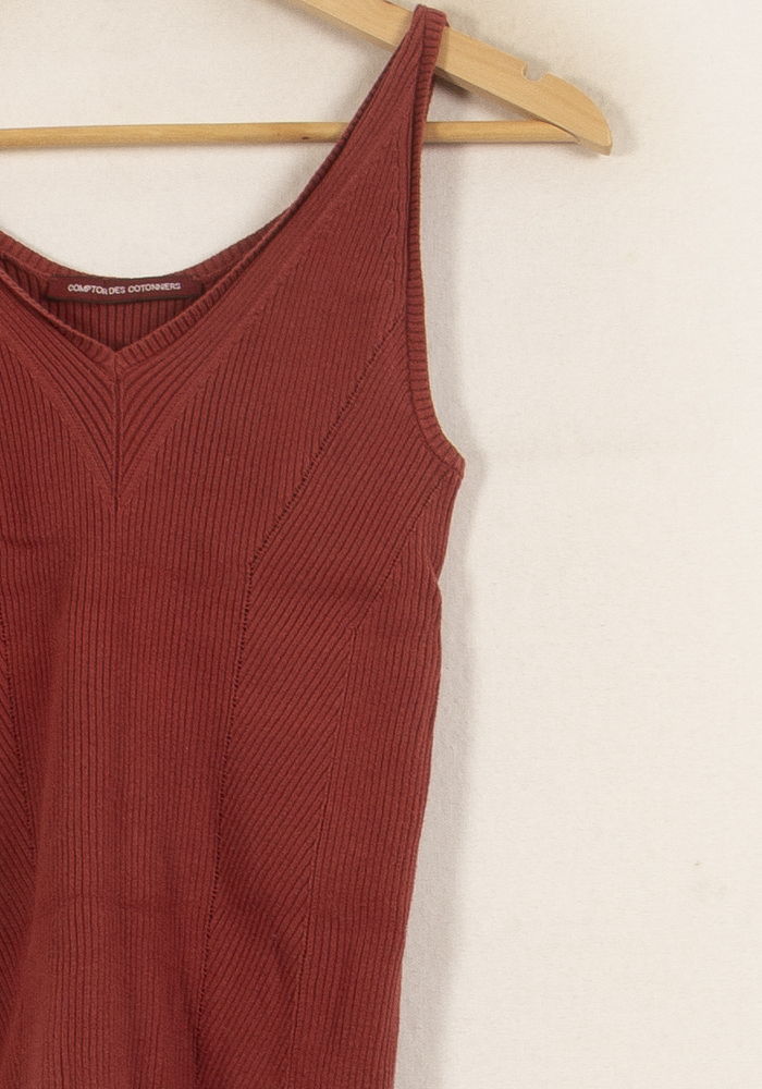 Débardeur Bordeaux - Taille XS/34 de la marque Comptoir des Cotonniers | PARAD65025 - Vendu par Paradigme - Image 3