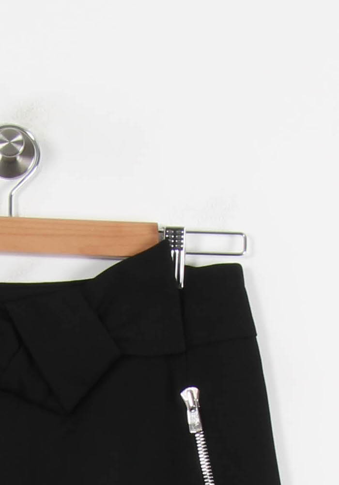Jupe Courte Noire - Taille S/36 de la marque Claudie Pierlot | PARAD55559 - Vendu par Paradigme - Image 3