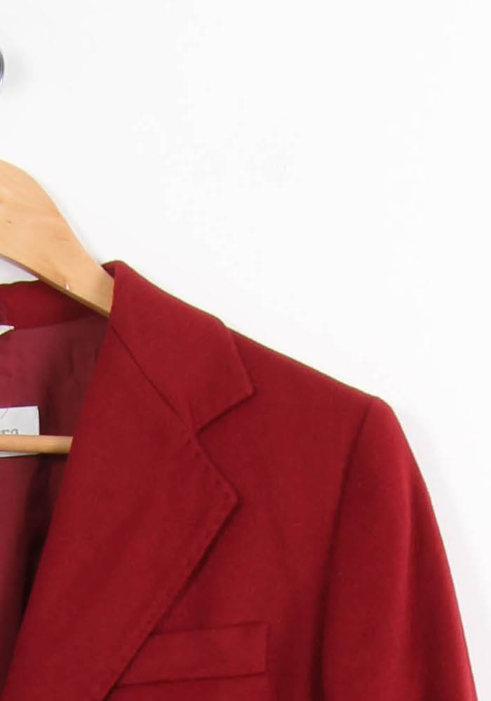 Blazer Bordeaux - Taille M/38 de la marque Max Mara | PARAD46024 - Vendu par Paradigme - Image 3