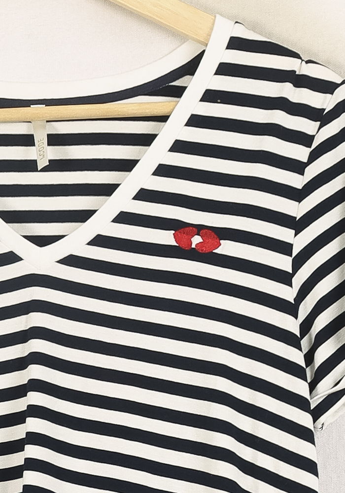 Marinière Marine et Blanche - Taille M/38 de la marque I.Code | PARAD52915 - Vendu par Paradigme - Image 3