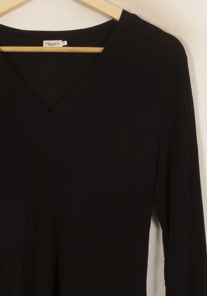 Blouse Noire - Taille XS/34 de la marque Filippa K | PARAD54162 - Vendu par Paradigme - Image 3