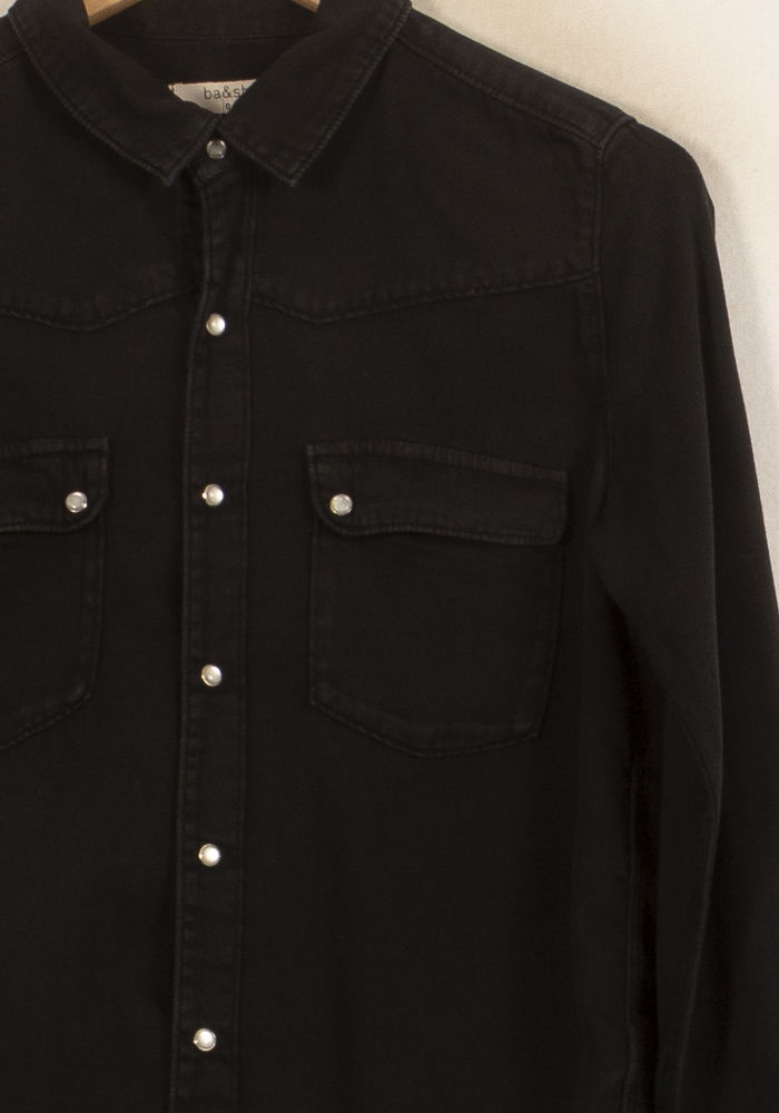 Chemise Noire - Taille XS/34 de la marque ba&sh | PARAD37941 - Vendu par Paradigme - Image 3