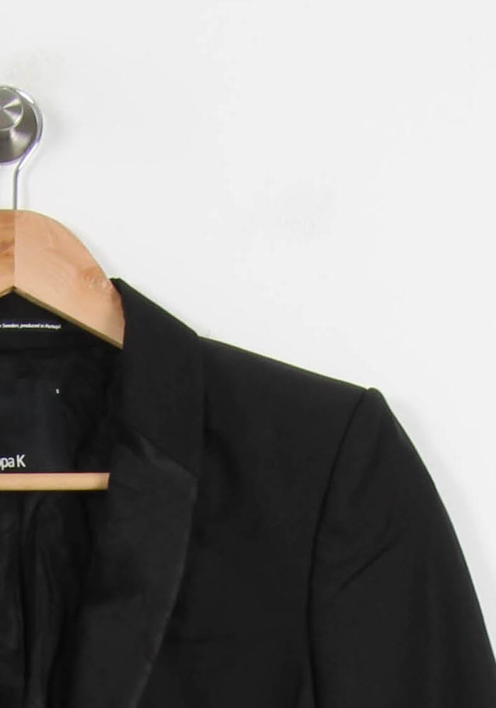 Veste Noire - Taille S/36 de la marque Filippa K | PARAD53444 - Vendu par Paradigme - Image 3