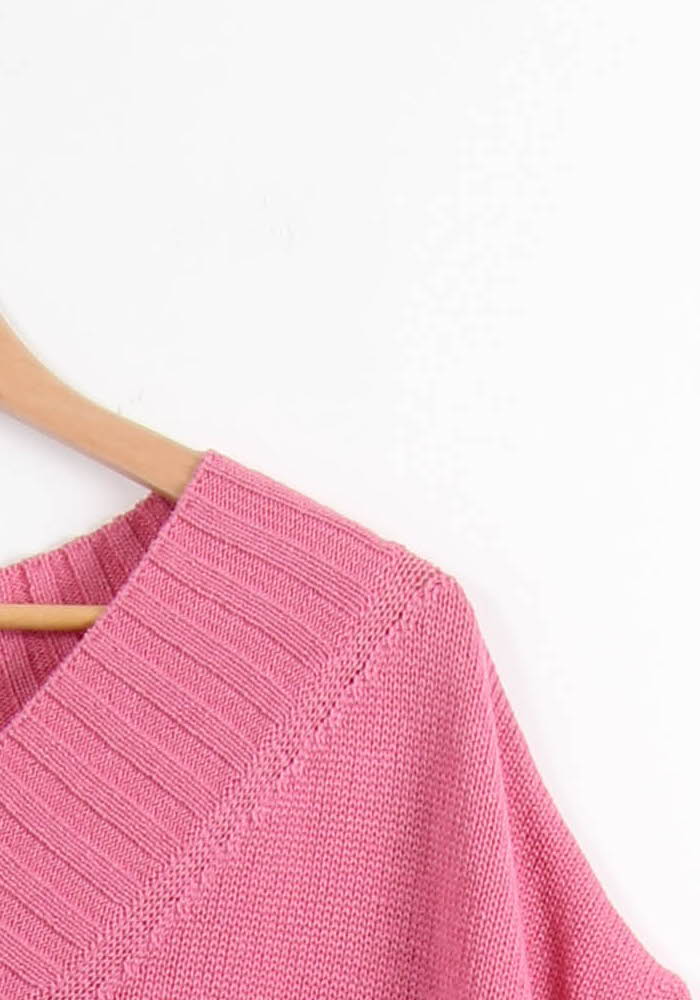Pull Sans Manches Rose - Taille XL/42 de la marque Marina Rinaldi | PARAD65163 - Vendu par Paradigme - Image 3