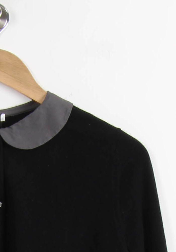 Cardigan Noir et Gris - Taille L/40 de la marque Eric Bompard | PARAD37916 - Vendu par Paradigme - Image 3