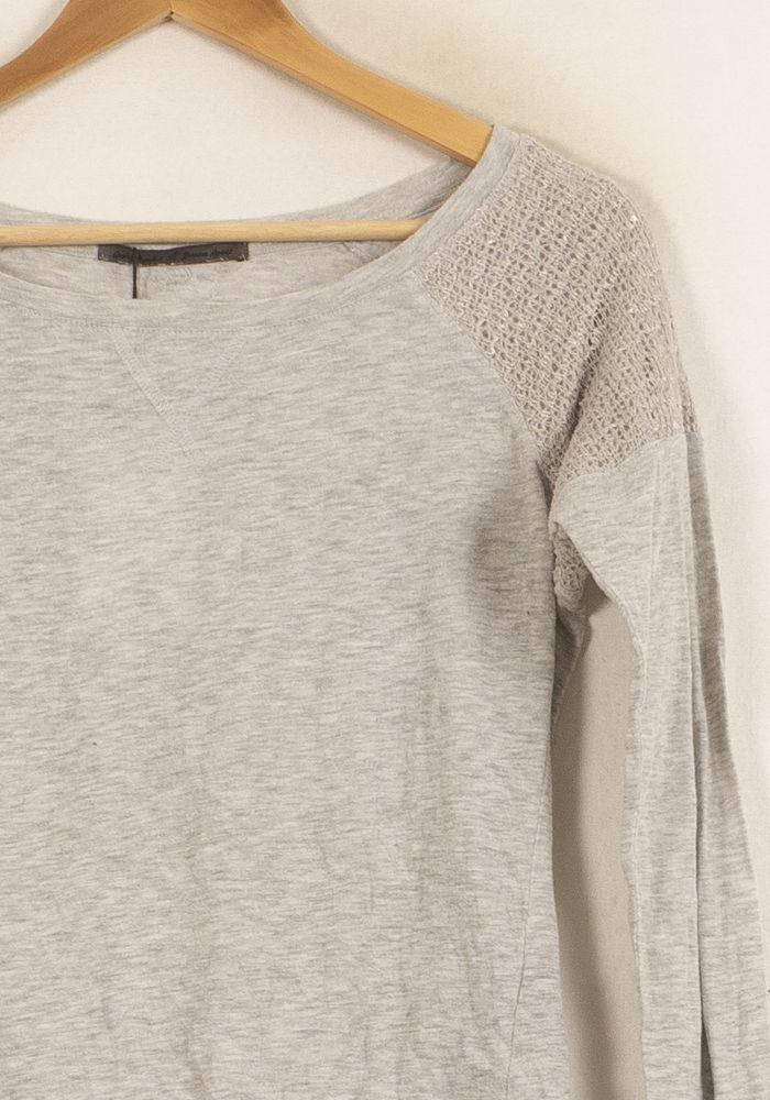 Blouse Grise - Taille M/38 de la marque IKKS | PARAD44650 - Vendu par Paradigme - Image 3