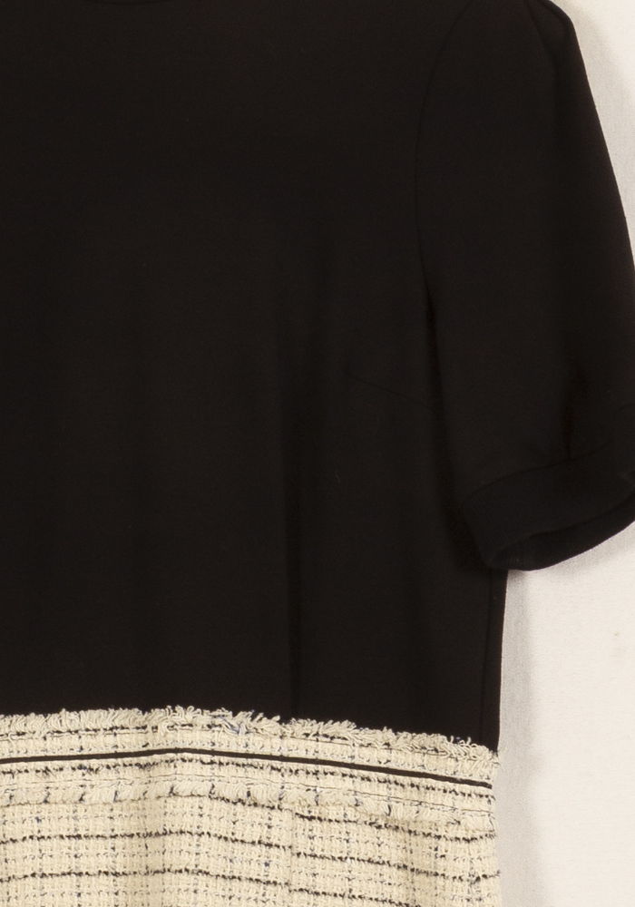 Robe Courte Noire et Beige - Taille L/40 de la marque IKKS | PARAD63808 - Vendu par Paradigme - Image 3