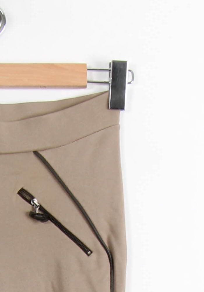 Pantalon Slim Beige et Noir - Taille S/36 de la marque Maison 123 | PARAD39645 - Vendu par Paradigme - Image 3