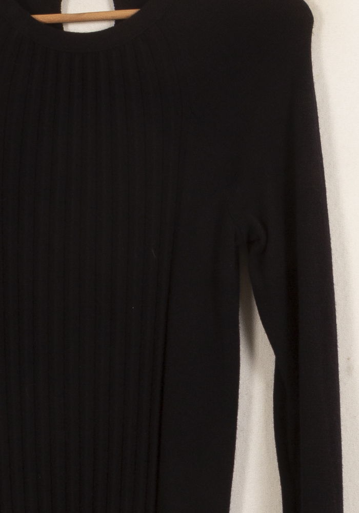 Robe Pull Noire - Taille S/36 de la marque IKKS | PARAD63807 - Vendu par Paradigme - Image 3