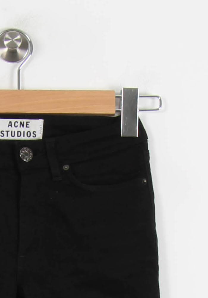 Jean Slim Noir - Taille XS/34 de la marque Acne Studios | PARAD53976 - Vendu par Paradigme - Image 3