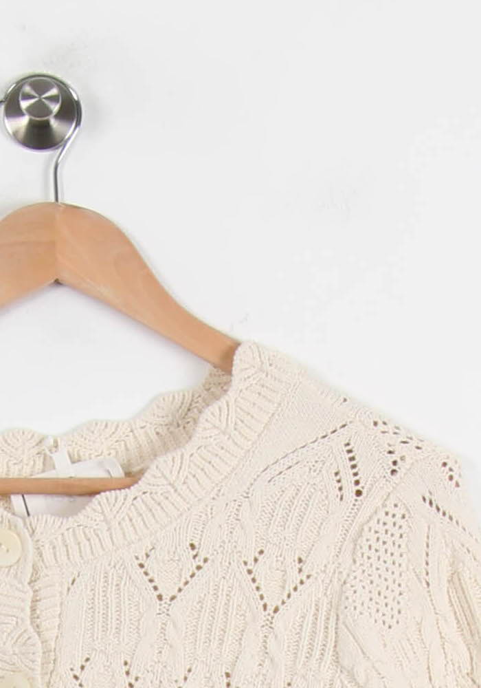Cardigan Beige - Taille S/36 de la marque ba&sh | PARAD66900 - Vendu par Paradigme - Image 3