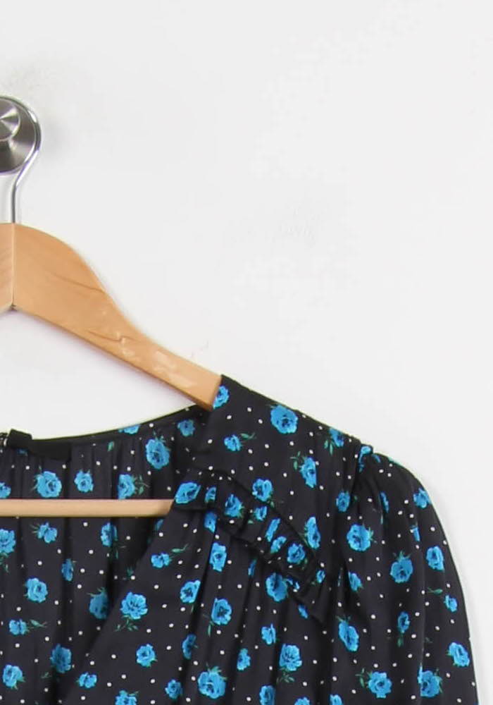 Blouse Noir et Bleu - Taille L/40 de la marque Maje | PARAD67376 - Vendu par Paradigme - Image 3