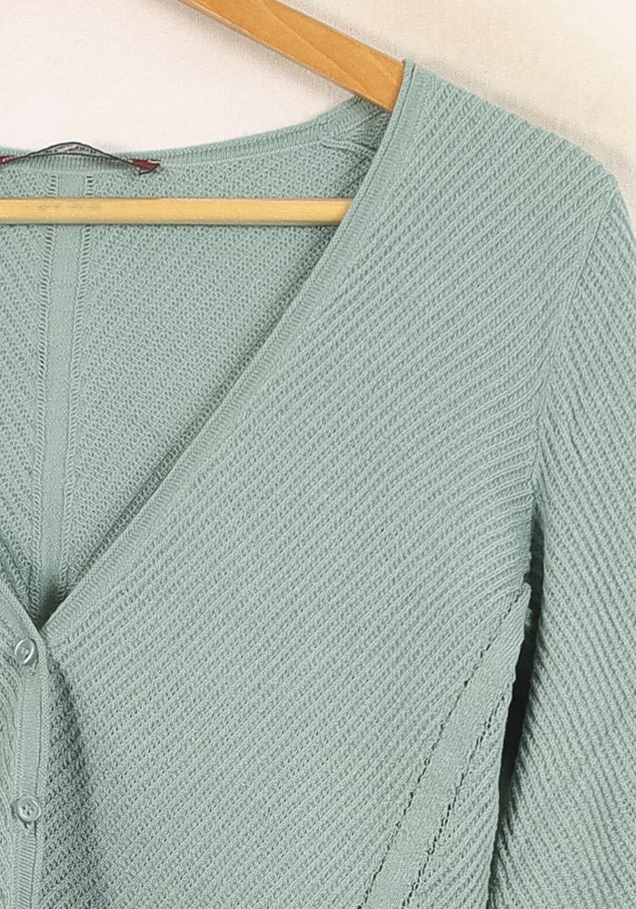 Cardigan Vert - Taille XS/34 de la marque Comptoir des Cotonniers | PARAD69284 - Vendu par Paradigme - Image 3